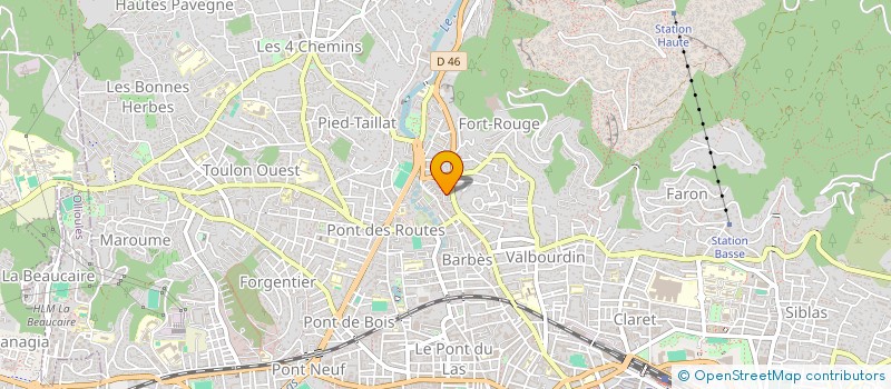 localisation de l'entreprise COLOR'S  TOULON