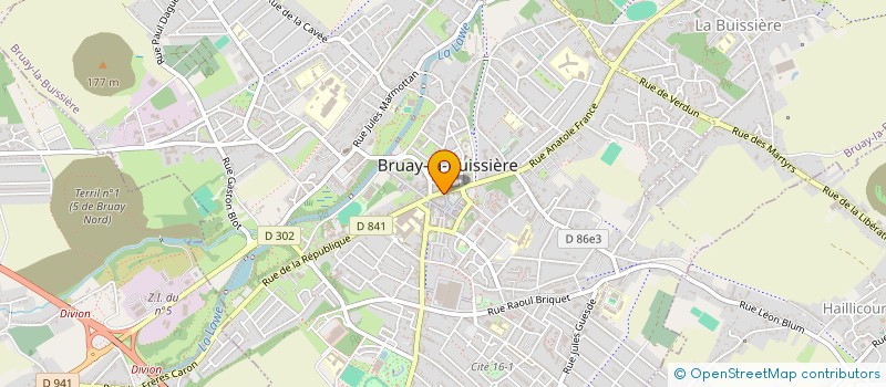 localisation de l'entreprise COLOR SHOW  BRUAY-LA-BUISSIERE