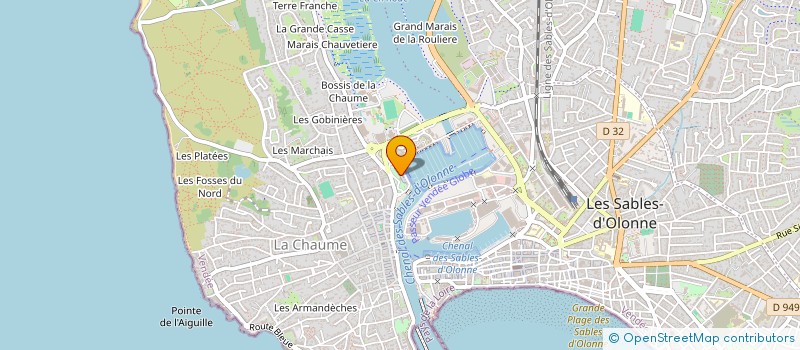 localisation de l'entreprise COLORADO à LES SABLES D'OLONNE