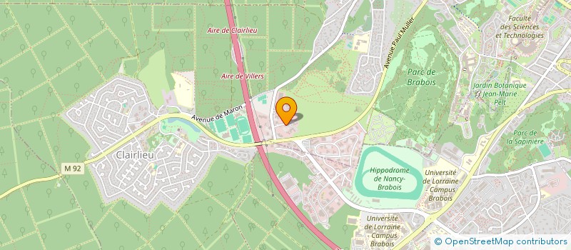 localisation de l'entreprise COLORADOC 54  VILLERS-LES-NANCY