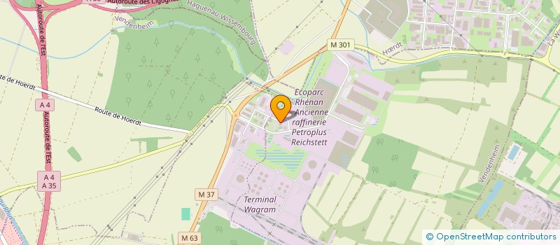 localisation de l'entreprise COLORAL67 SAS  VENDENHEIM