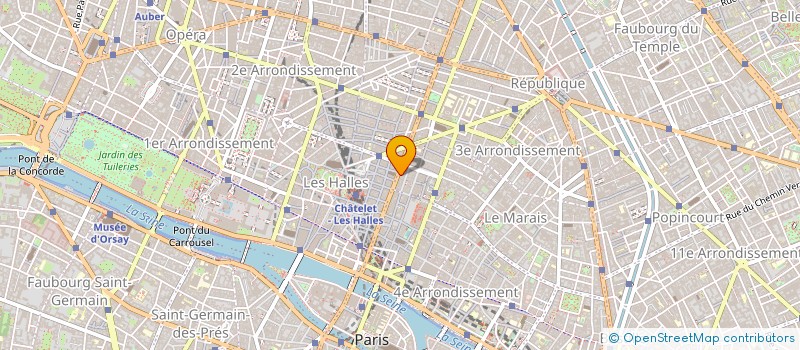 localisation de l'entreprise COLORAMA à PARIS
