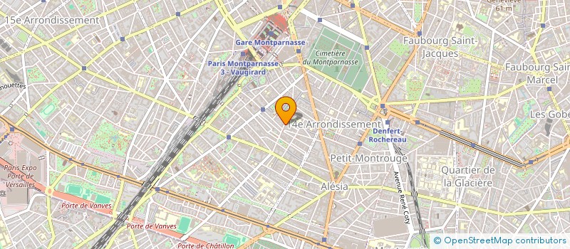 localisation de l'entreprise COLORANGE  PARIS