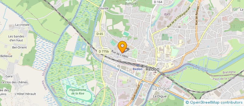 localisation de l'entreprise COLORANT 14 à REDON