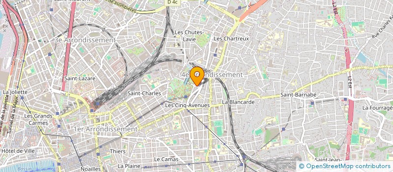 localisation de l'entreprise COLORCLIC à MARSEILLE