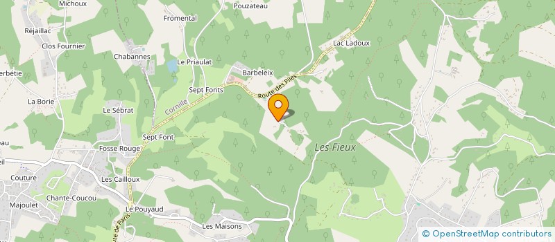 localisation de l'entreprise COLORCRAFT COMPANY à TRELISSAC