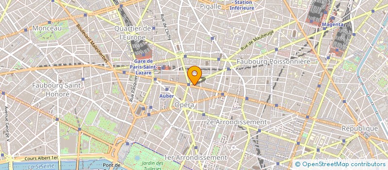 localisation de l'entreprise COLORCYM à PARIS