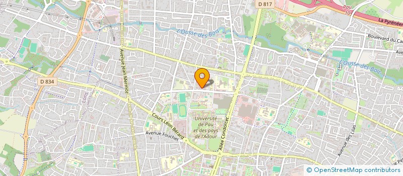 localisation de l'entreprise COLORDIMENSIONS à PAU