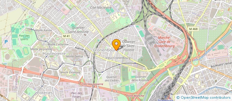 localisation de l'entreprise COLORED à STRASBOURG