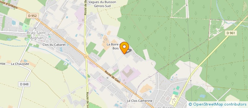 localisation de l'entreprise COLOREEN à BRAY-SAINT-AIGNAN