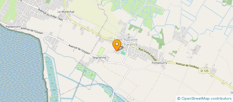 localisation de l'entreprise COLOREZ'VOUS  SAINT-NAZAIRE-SUR-CHARENTE