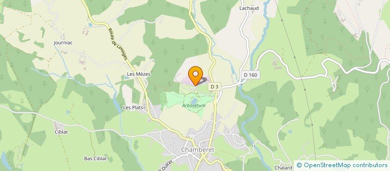 localisation de l'entreprise COLOREZE à CHAMBERET