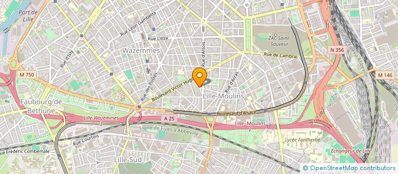 localisation de l'entreprise COLORIMMO à LILLE