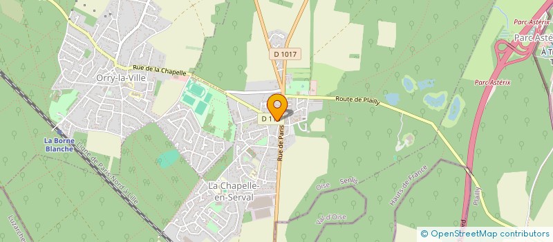 localisation de l'entreprise COLORIS à LA CHAPELLE-EN-SERVAL