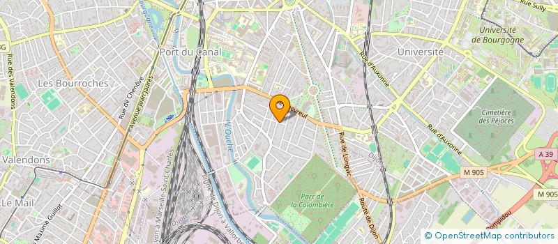 localisation de l'entreprise COLORIS  DIJON