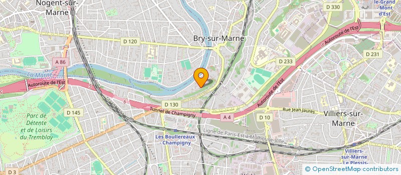 localisation de l'entreprise COLORIS DE DETENTE à BRY-SUR-MARNE