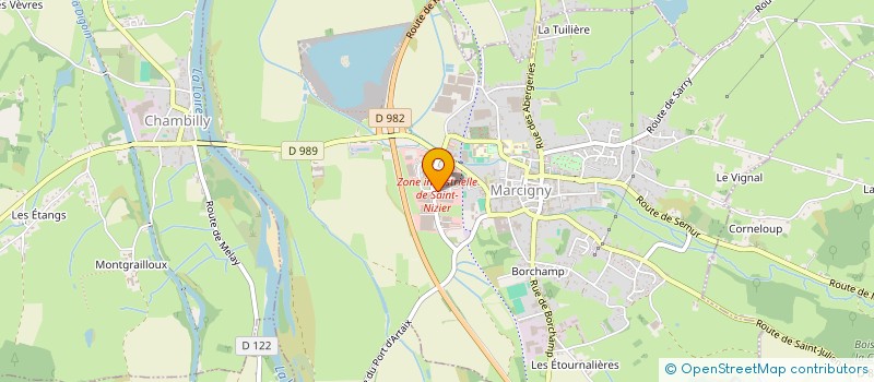 localisation de l'entreprise COLORLUX SA à MARCIGNY