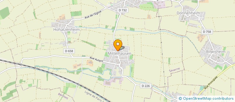 localisation de l'entreprise COLORPIRATE  BERNOLSHEIM