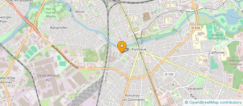 localisation de l'entreprise COLORRISE  LE MANS