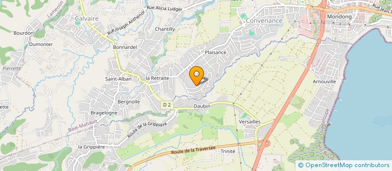 localisation de l'entreprise COLORS & CO  BAIE MAHAULT