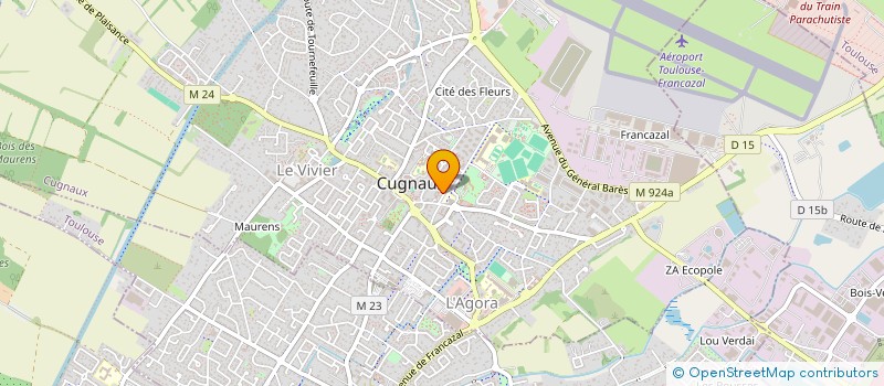 localisation de l'entreprise COLORS CONNEXION  CUGNAUX