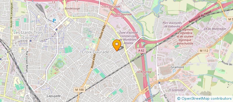 localisation de l'entreprise COLORSOUNDS à TOULOUSE