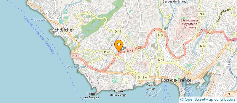 localisation de l'entreprise COLORTECH &CONCEPT  FORT-DE-FRANCE