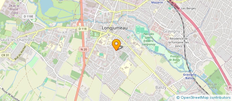 localisation de l'entreprise COLORYTHME à LONGJUMEAU