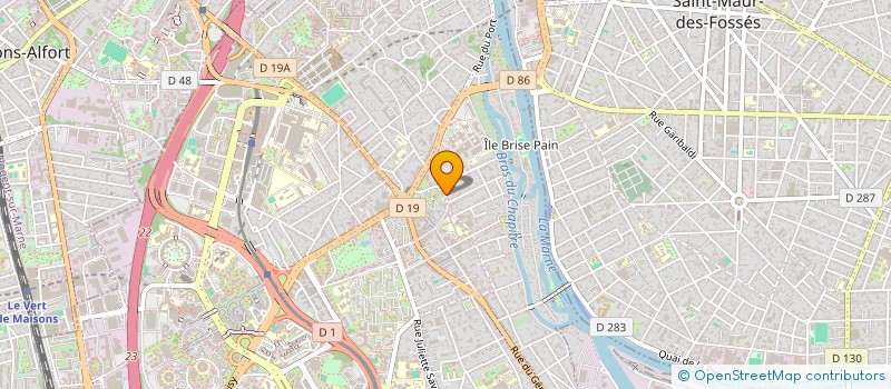 localisation de l'entreprise COLOSO à CRETEIL