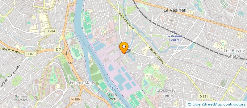 localisation de l'entreprise COLOSSUS à LE VESINET