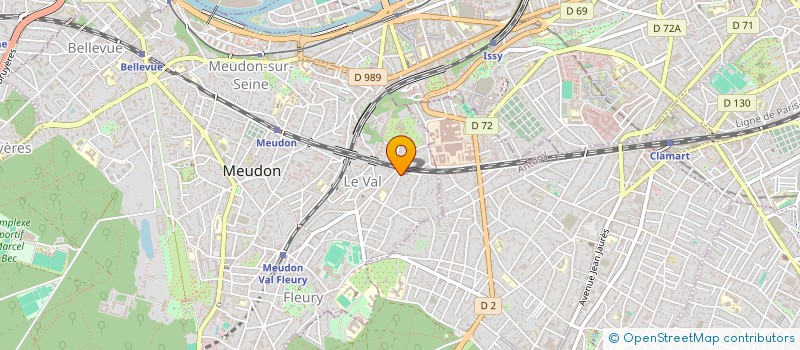 localisation de l'entreprise COLOT GITES ET NATURE  MEUDON