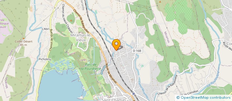 localisation de l'entreprise COLOTRANS  SAINT-CHAMAS