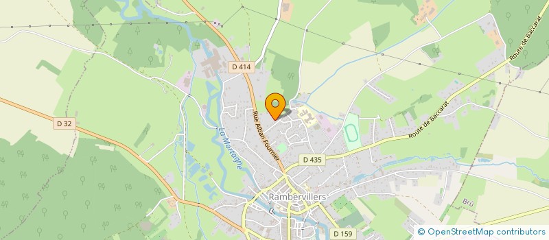 localisation de l'entreprise COLOTTE à RAMBERVILLERS