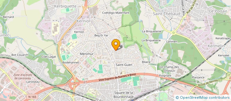 localisation de l'entreprise COLOU 56 à VANNES