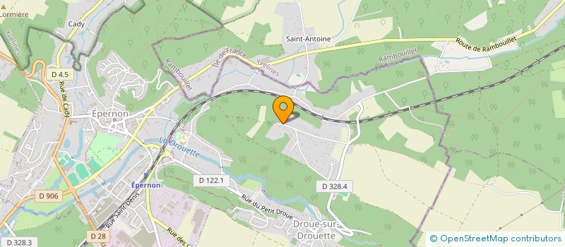 localisation de l'entreprise COLOVAL à DROUE-SUR-DROUETTE