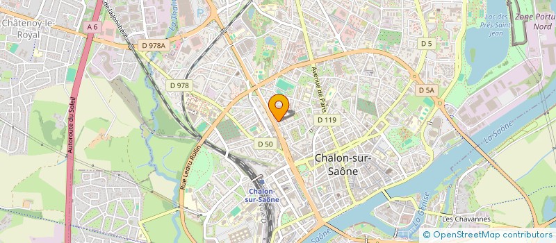 localisation de l'entreprise COLOWEB  CHALON-SUR-SAONE