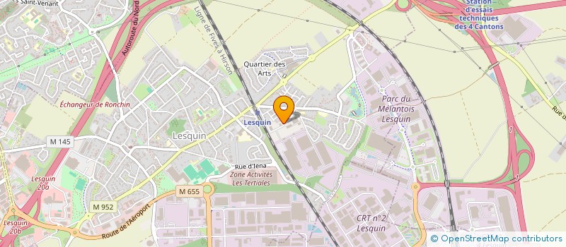 localisation de l'entreprise COLPAERT AUTOMOBILES à LESQUIN