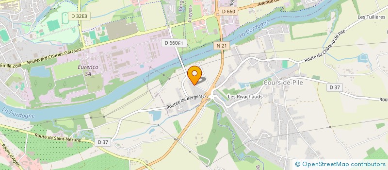 localisation de l'entreprise COLPAUGRE  COURS-DE-PILE