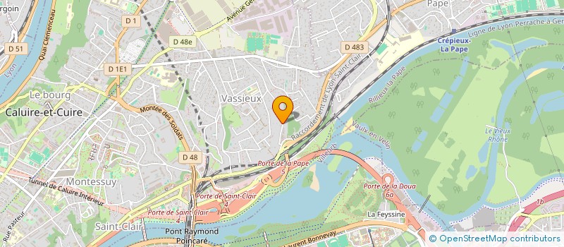 localisation de l'entreprise COLPHIM  CALUIRE-ET-CUIRE