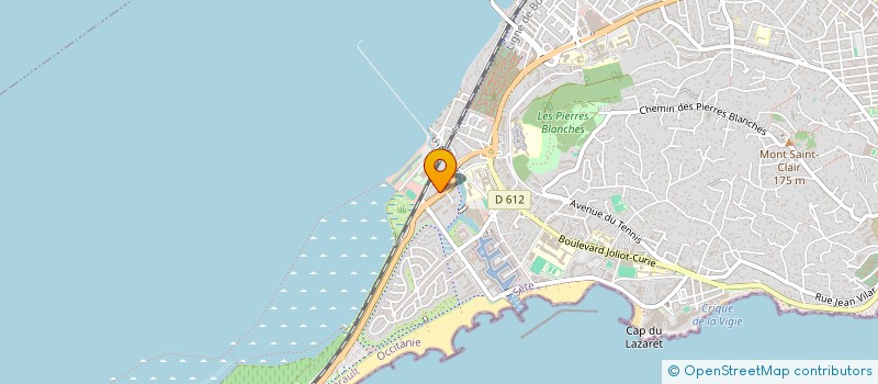 localisation de l'entreprise COLPIC à SETE