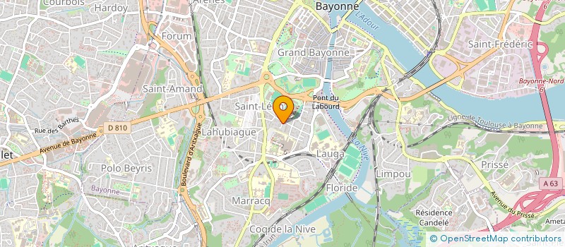 localisation de l'entreprise COLPO DI SCENA  BAYONNE