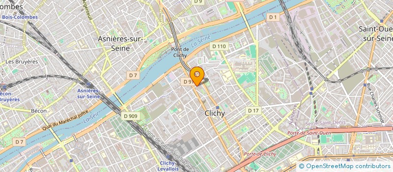 localisation de l'entreprise COLPORTEUR BOUTIQUE à CLICHY