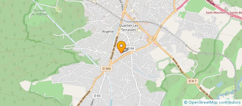 localisation de l'entreprise COLPORTEURS D EN VIES à SAINT-MAXIMIN-LA-SAINTE-BAUME