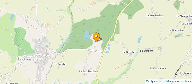 localisation de l'entreprise COLS BLEUS TENNIS DE TABLE à MONTREVAULT-SUR-EVRE