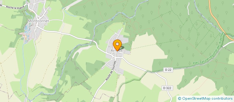 localisation de l'entreprise COLSON  ARREUX