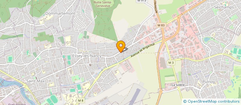 localisation de l'entreprise COLSON CAVIGNAUX REGNAULT CUVILLIER  ESSEY-LES-NANCY