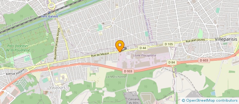 localisation de l'entreprise COLSON RECYCLAGE à VAUJOURS