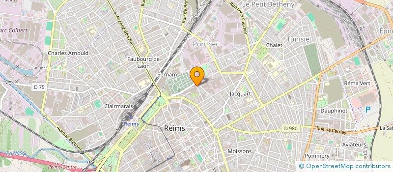 localisation de l'entreprise COLSON-VIGNON  REIMS