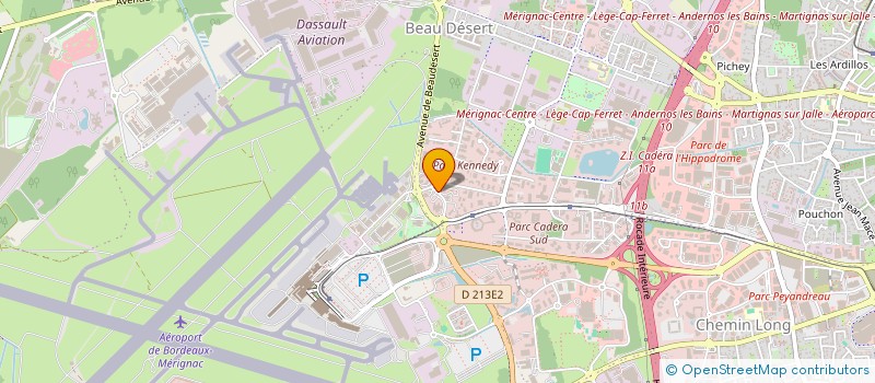 localisation de l'entreprise COLSUN  MERIGNAC