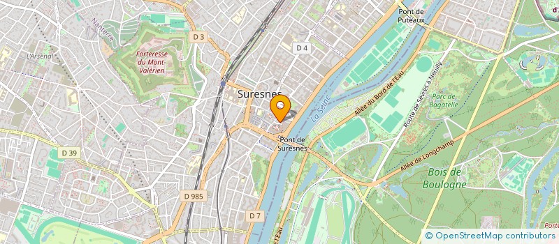 localisation de l'entreprise COLT à SURESNES